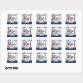 Schepen Ahoy! Foto Vierkante Sticker (Vel)