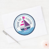 Schepen Ahoy! Meisje Sticker A (Envelop)