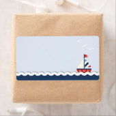 Schepen Ahoy! Naamplaatje Etiket (Insitu)