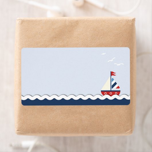 Schepen Ahoy! Naamplaatje Etiket (Insitu)