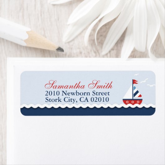 Schepen Ahoy! Retourlabel Etiket (Insitu)