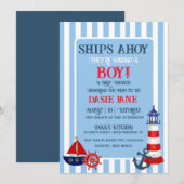 Schepen Ahoy ze hebben een jongen douche sproeier (Voorkant / Achterkant)