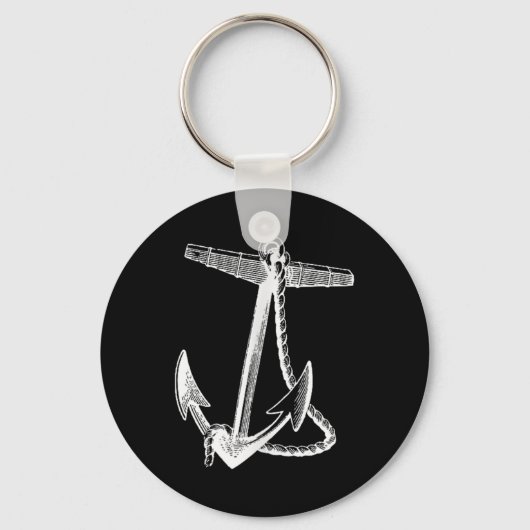 Schepen Anker Zeilen Marine Sleutelhanger (Voorkant)