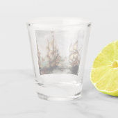 Schepen bij zee 1632 shot glas (Achterkant)