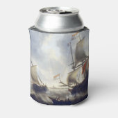 Schepen bij Zee 1660s Blikjeskoeler (Blikje Achterkant)