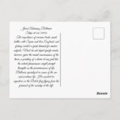 Schepen bij Zee 1660s Briefkaart (Achterkant)