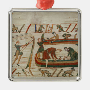 Schepen bouwen onder het bevel van Duke Metalen Ornament