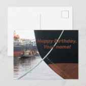 Schepen Briefkaart (Voorkant / Achterkant)