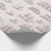  schepen cadeaupapier (Hoek)