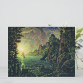 Schepen: De avond van de zon (door Konstantin Boga Kaart (Staand voorkant)