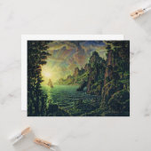 Schepen: De avond van de zon (door Konstantin Boga Kaart (Voorkant / Achterkant in situ)