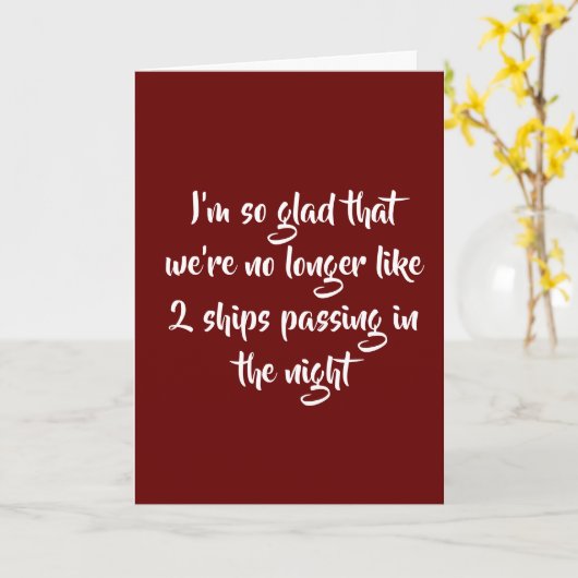 Schepen die 's nachts passeren niet meer kaart (Gele Bloem)