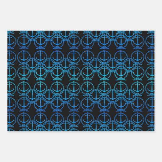 Schepen en anker Nautisch Collectie Inpakpapier Vel (Voorkant 2)