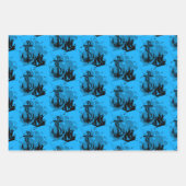 Schepen en anker Nautisch Collectie Inpakpapier Vel (Voorkant)