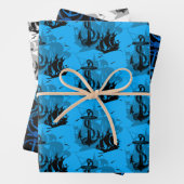 Schepen en anker Nautisch Collectie Inpakpapier Vel (In situ)