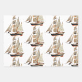 Schepen en boten inpakpapier vel (Voorkant 2)