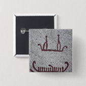 Schepen en hun bemanning vierkante button 5,1 cm (Voorkant /achterkant)