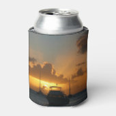 Schepen en soennitische zeebaars blikjeskoeler (Blikje Voorkant)