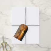 Schepen en soennitische zeebaars cadeaulabel (Met Touw)