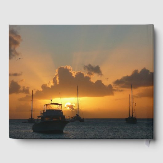 Schepen en soennitische zeebaars gastenboek (Achterkant)