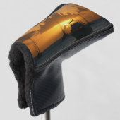 Schepen en soennitische zeebaars golfheadcover (3/4 voorkant)