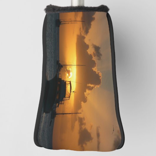 Schepen en soennitische zeebaars golfheadcover (Draai 90)