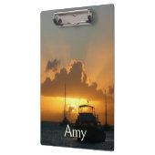 Schepen en soennitische zeebaars klembord (Links)