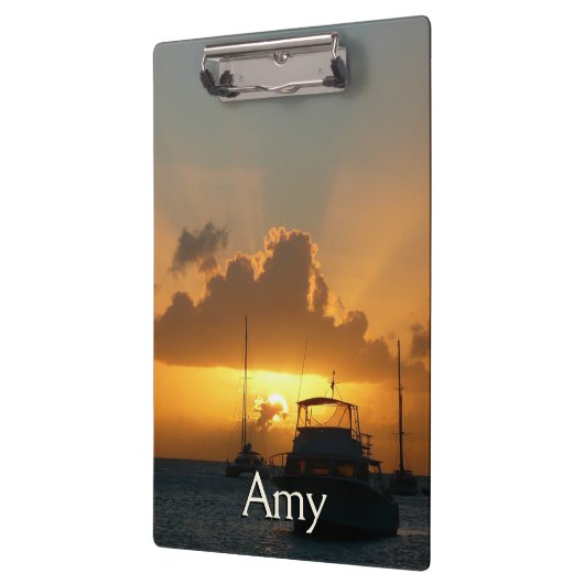 Schepen en soennitische zeebaars klembord (Links)