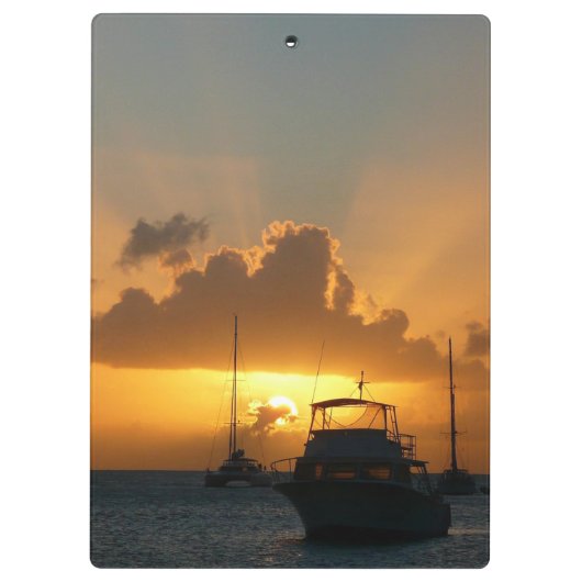 Schepen en soennitische zeebaars klembord (Achterkant)