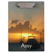 Schepen en soennitische zeebaars klembord (Voorkant)