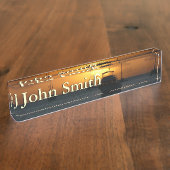 Schepen en soennitische zeebaars naambordje (Zijkant)