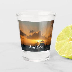 Schepen en soennitische zeebaars shot glas