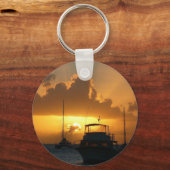 Schepen en soennitische zeebaars sleutelhanger (Achterkant)