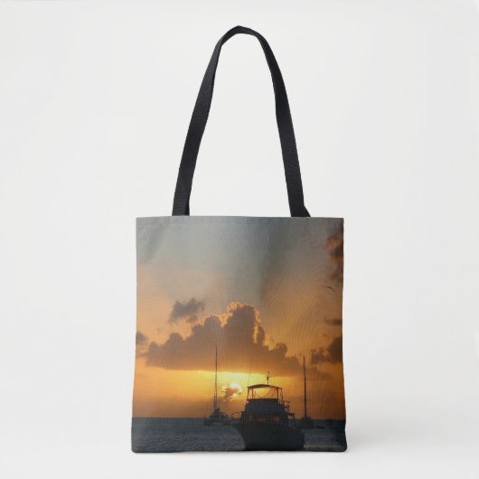 Schepen en soennitische zeebaars tote bag (Voorkant)