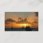 Schepen en soennitische zeebaars visitekaartje (Achterkant)