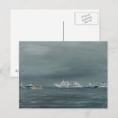 Schepen en vaartuigen in Cannes 2014 Briefkaart (Voorkant / Achterkant)