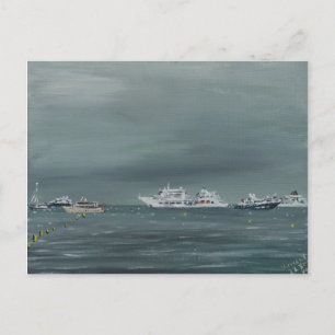 Schepen en vaartuigen in Cannes 2014 Briefkaart