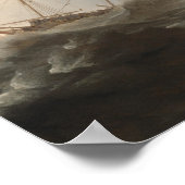 Schepen, Gale - Willem van de Velde Fine Art Poste Poster (Hoek)