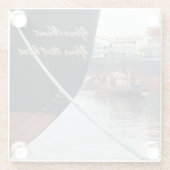 Schepen Glazen Onderzetter (Achterkant)