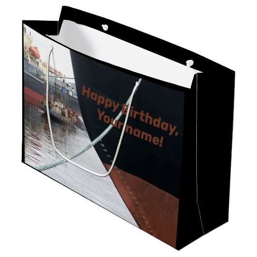 Schepen Groot Cadeauzakje (Voorkant Gekanteld)