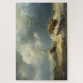 Schepen in een Storm aan de Nederlandse Kust Legpuzzel (Verticaal)