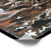 Schepen in een Storm Schilderij van Alfred Fox Poster (Hoek)