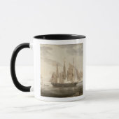 Schepen in Harbour, 1805 (olie op doek) Mok (Links)