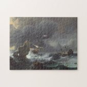 Schepen in nood voor een Rocky Coast Legpuzzel (Horizontaal)