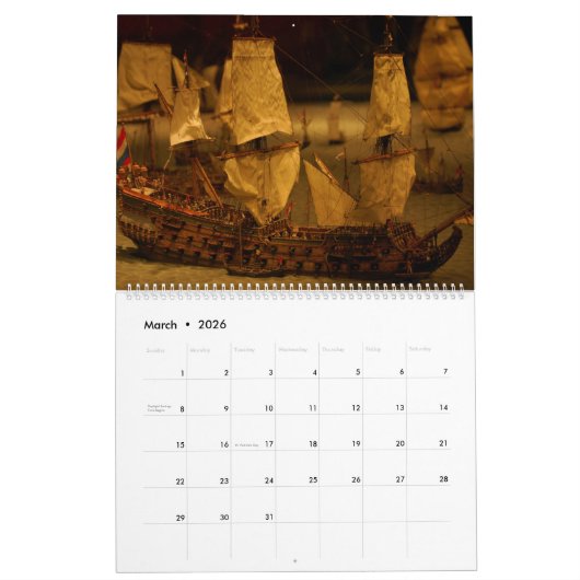 Schepen Kalender (Mar 2026)