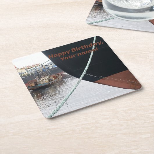 Schepen Kartonnen Onderzetters (Schuin)