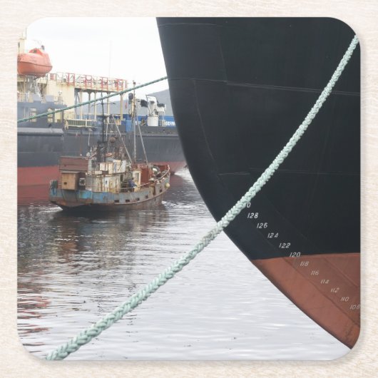 Schepen Kartonnen Onderzetters (Voorkant)