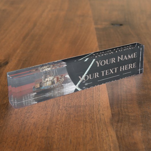 Schepen Naambordje (Zijkant)