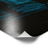 Schepen onder de maansikkel en het noorderlicht foto afdruk (Hoek)