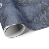  schepen op blauw cadeaupapier (Rol Hoek)